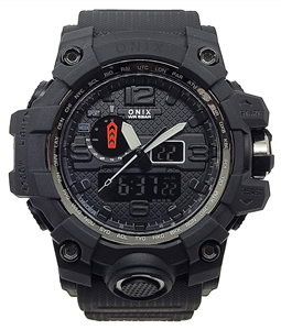 Relgio Masculino Onix AnaDigi OX117 Preto